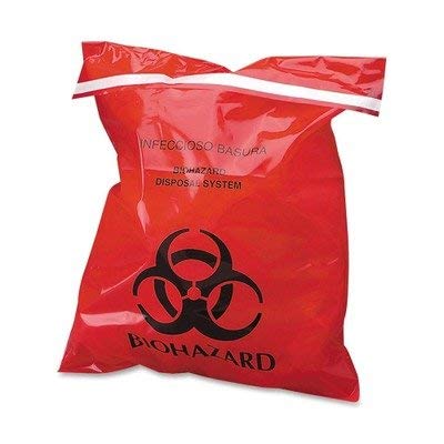 CTKCTRB042910 - CareTek Stick-On Biohazard Infectious Waste Bag