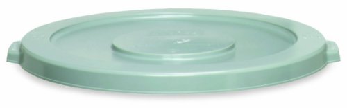 Continental 5501GY 55-Gallon Huskee LLDPE Waste Lid, Round, Gray