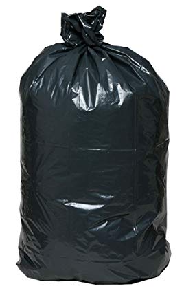AEP 0232363 X Heavy Duty Can Liner, 33 Gallon, 1.25 ml, Black (Pack of 100)