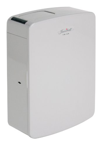 Janibell MPV10A ABS 2-Gallon Touchless and Hygienic Sanitary Napkin Disposal System, Rectangular, 5-1/2