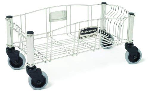 Rubbermaid Dolly for Slim Jim Container - Stainless Steel