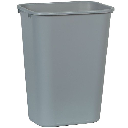 Rubbermaid Commercial 2957 LLDPE 10-Gallon Deskside Large Trash Can, Rectangular, 11