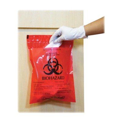 CTKCTRB042214 - CareTek Stick-On Biohazard Infectious Waste Bag