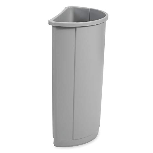 Rubbermaid Commercial Untouchable Trash Can, 21 Gallon, Gray, FG352000GRAY